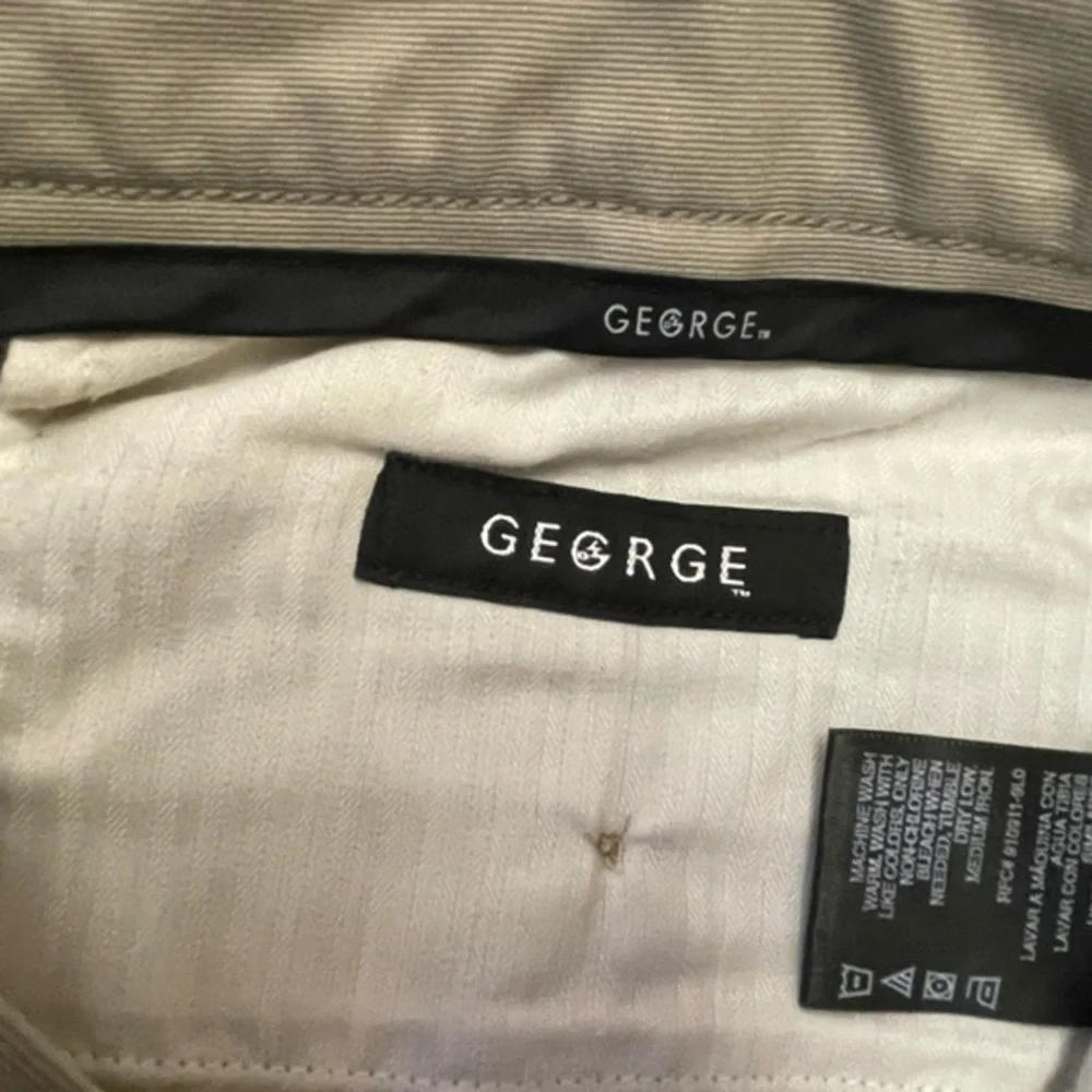 George pants Men’s Dress Pants with cuff - Khaki - 32X30
